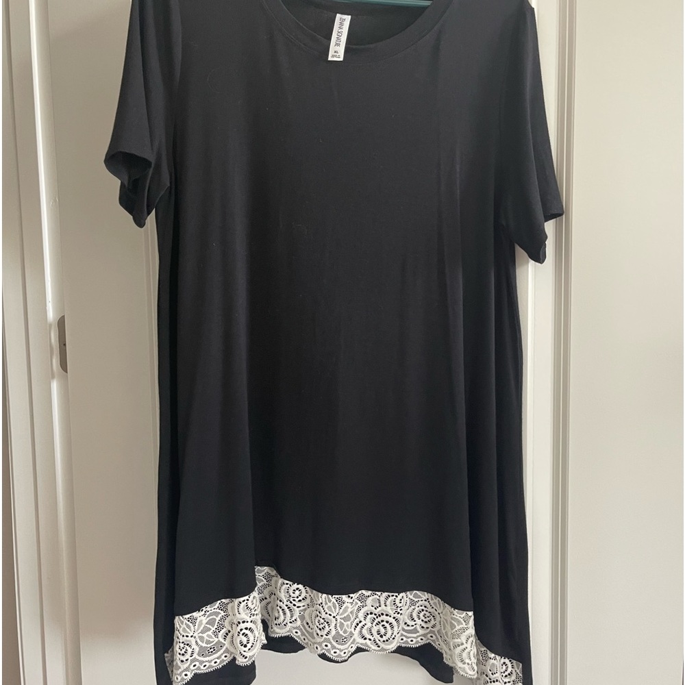 Black soft tee
